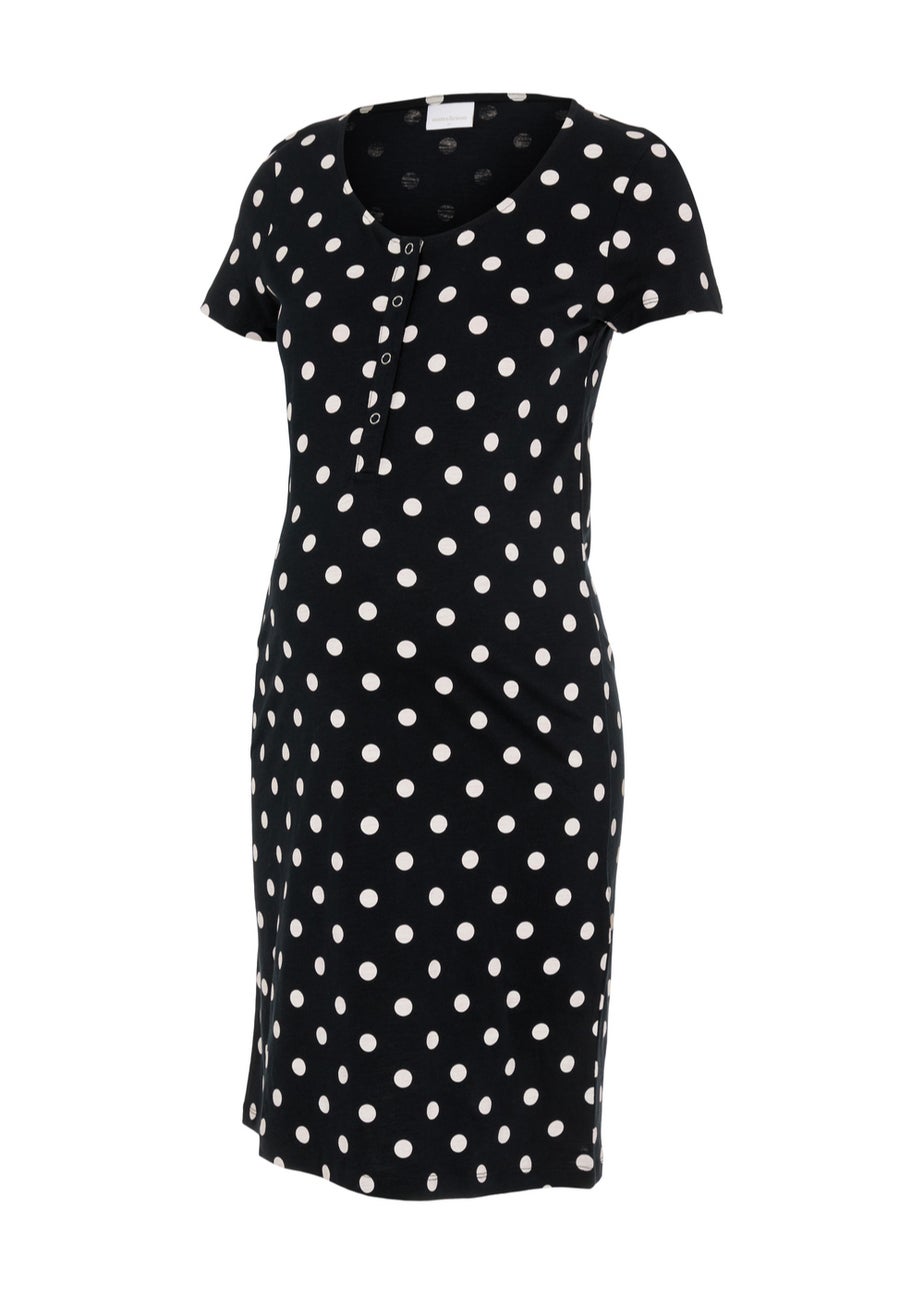 Mamalicious Maternity Spot Print Nursing Nightie