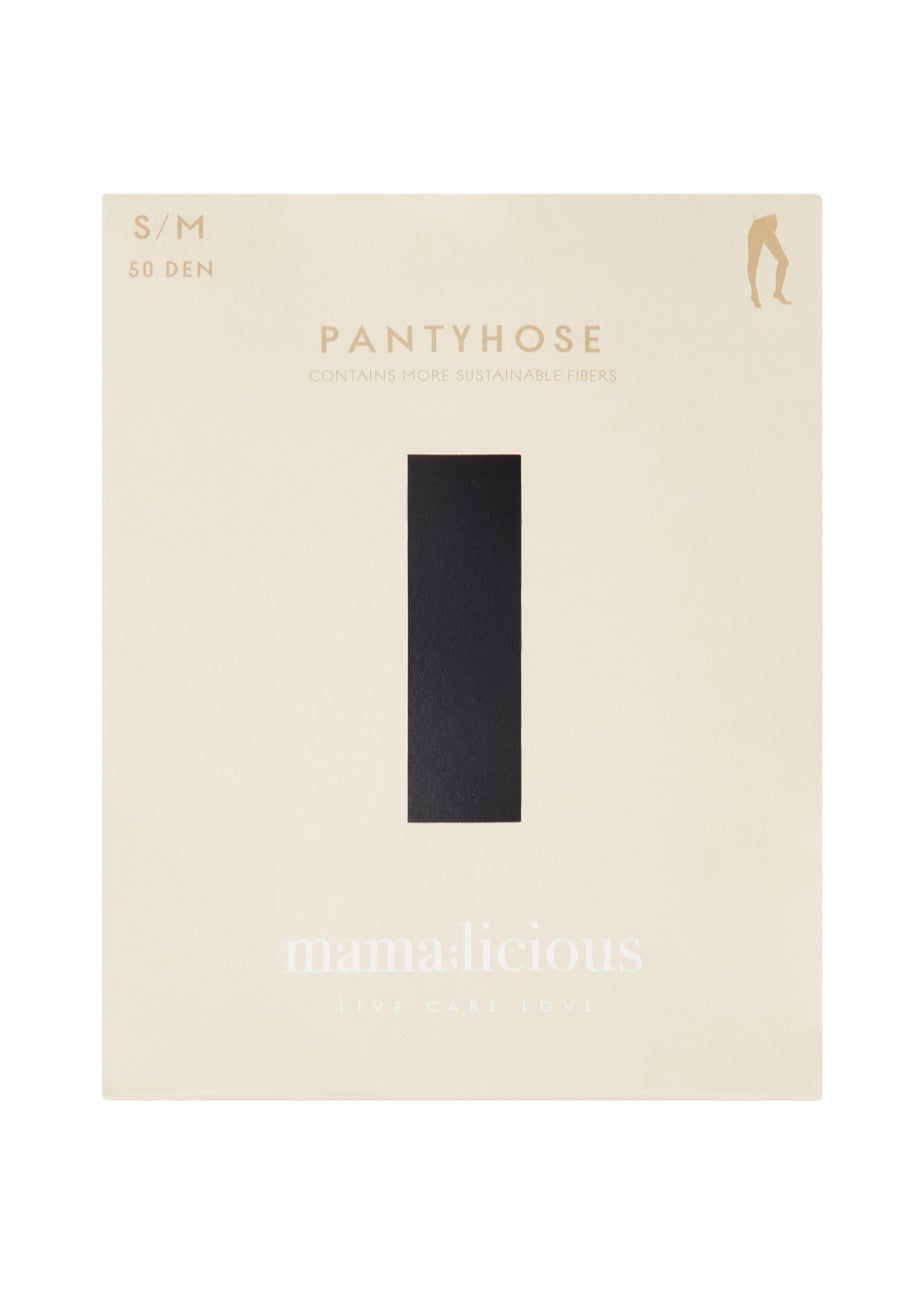 Mamalicious Maternity 2 Pack Over Bump Tights
