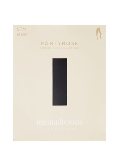 Mamalicious Maternity 2 Pack Over Bump Tights