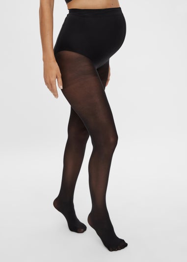 Mamalicious Maternity 2 Pack Over Bump Tights