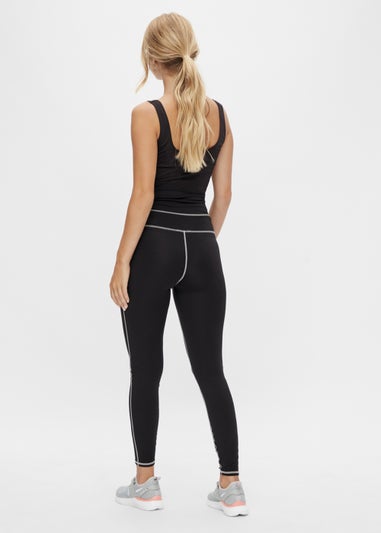 Mamalicious Maternity Black Active Leggings