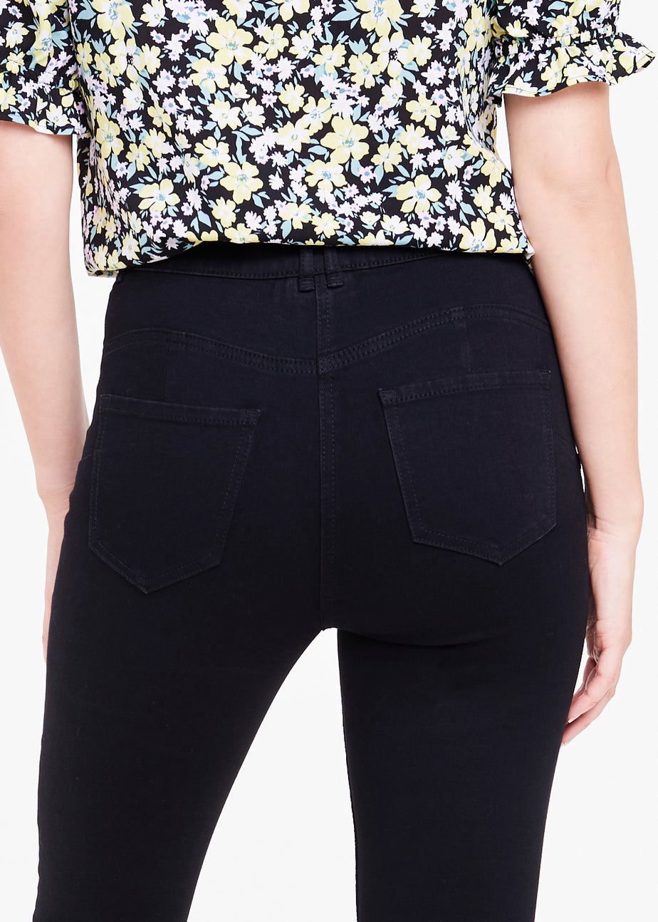 April Black Push Up Super Skinny Jeans (Long Length)