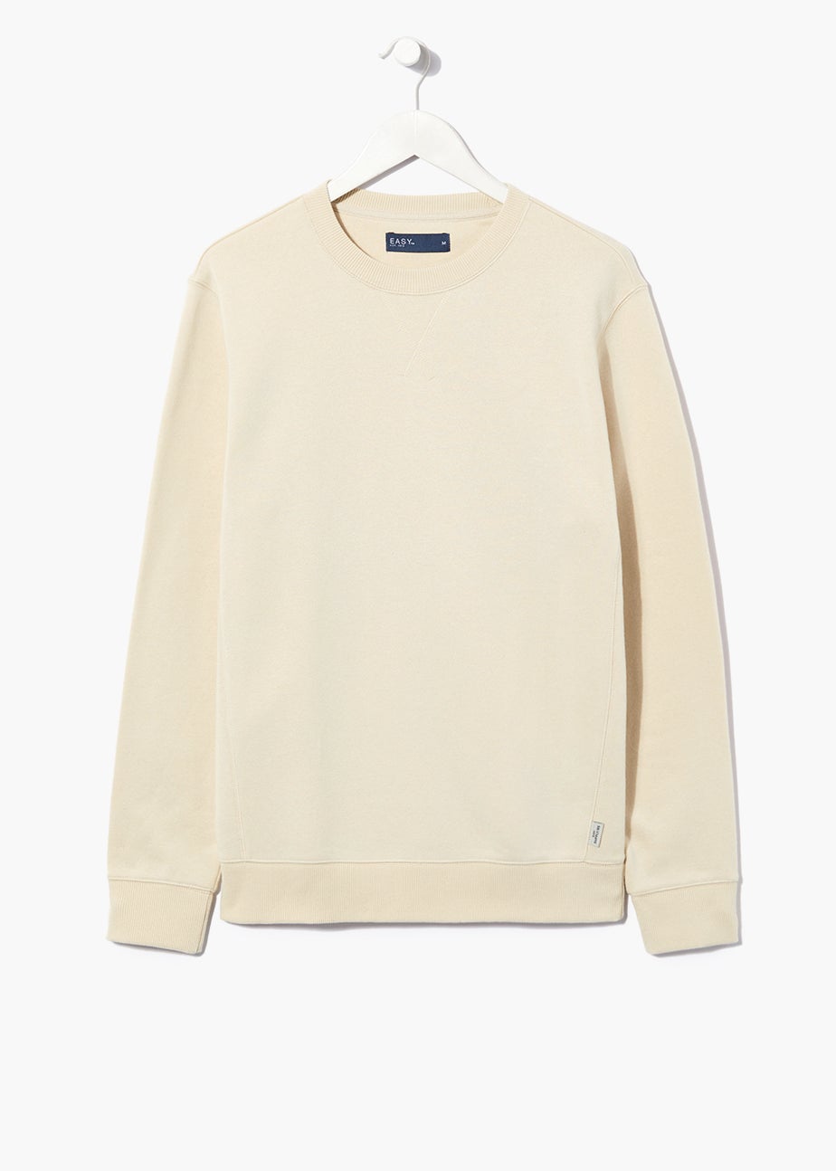 Cream Crew Neck Sweatshirt