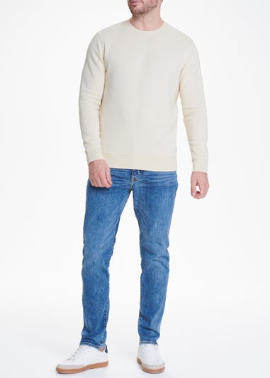 Cream Crew Neck Sweatshirt