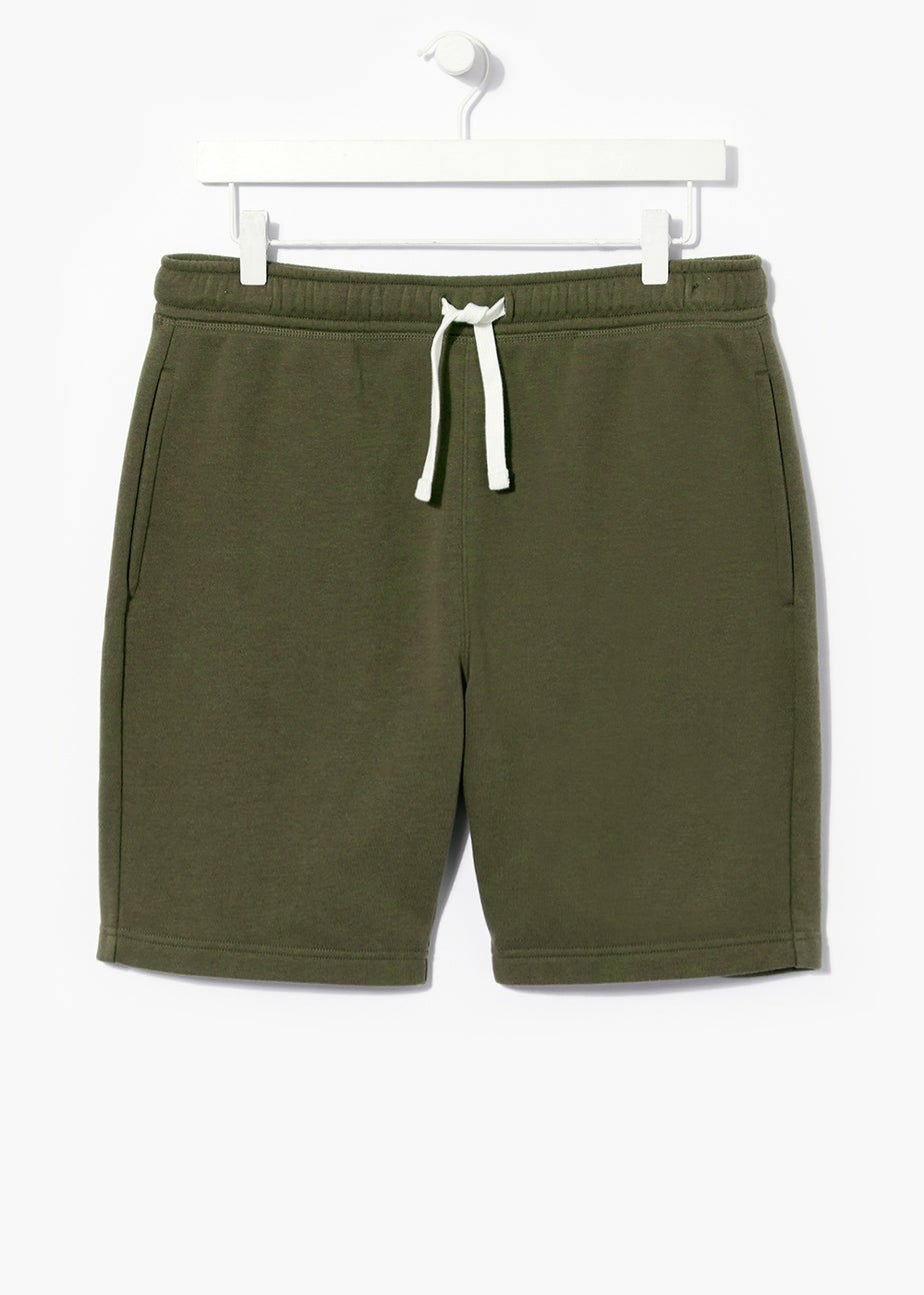 Forest Green Essential Jogger Shorts