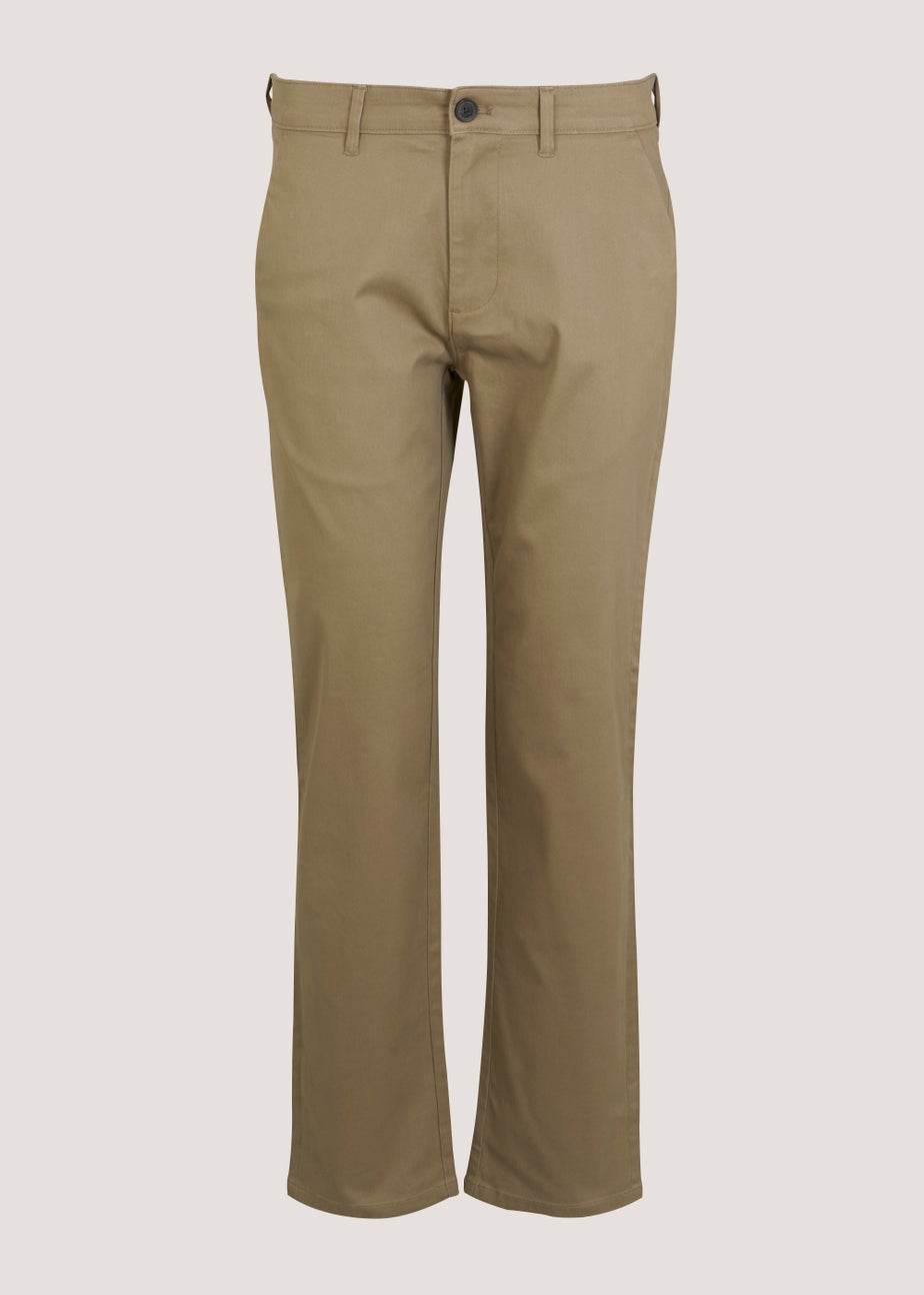 Stone Straight Fit Stretch Chinos