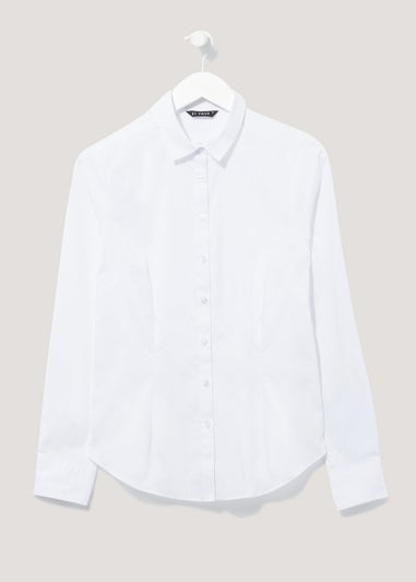 Et Vous White Essential Blouse