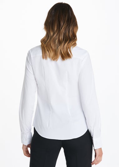 Et Vous White Essential Blouse