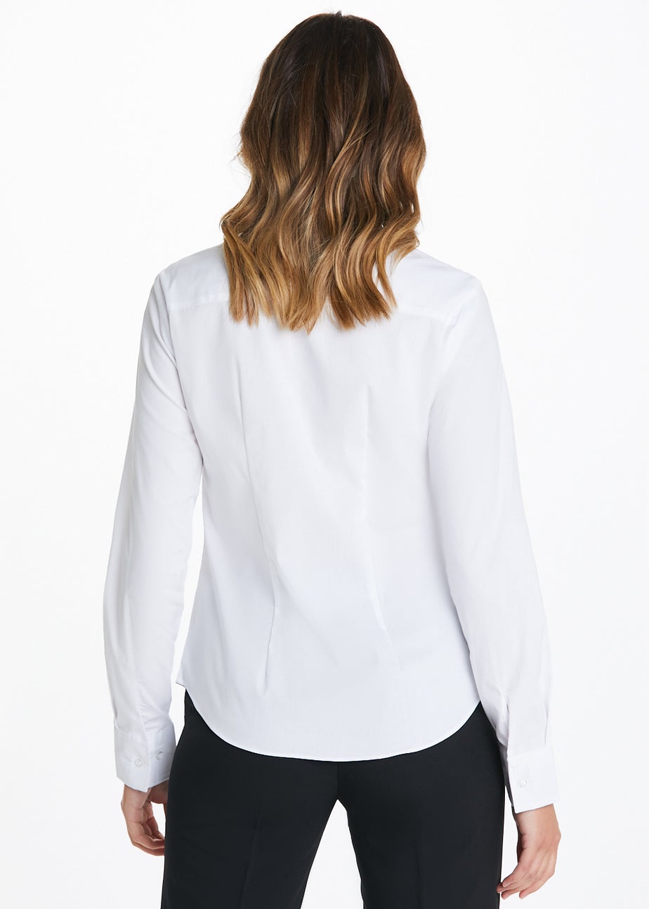 Et Vous White Essential Blouse