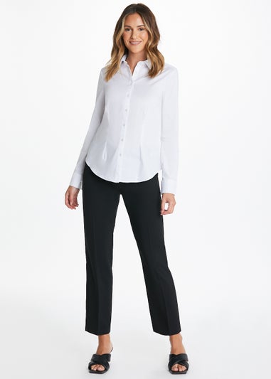 Et Vous White Essential Blouse