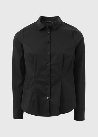 Et Vous Black Essential Blouse