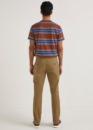 Stone Slim Fit Stretch Chinos