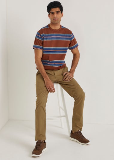 Stone Slim Fit Stretch Chinos