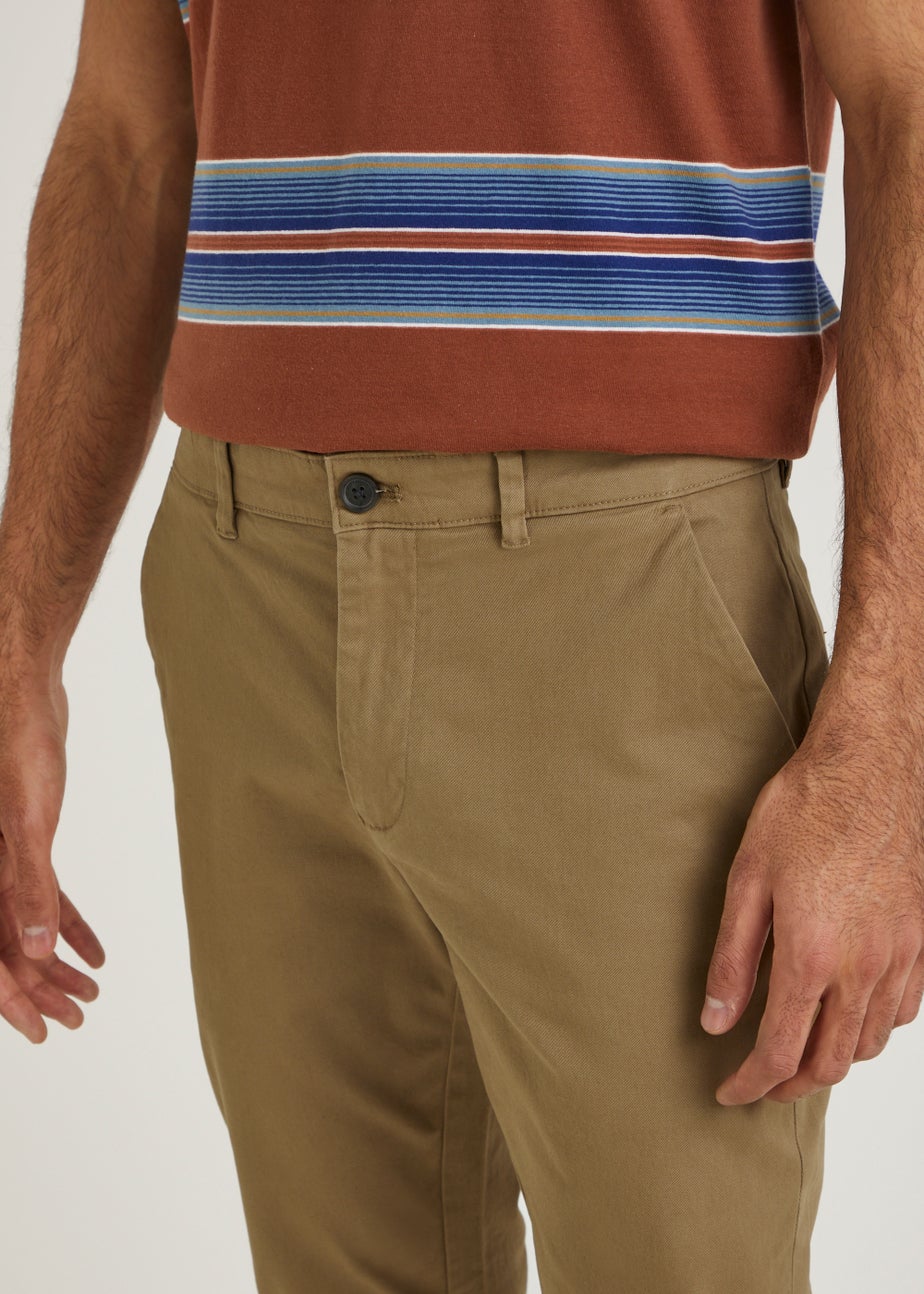 Stone Slim Fit Stretch Chinos