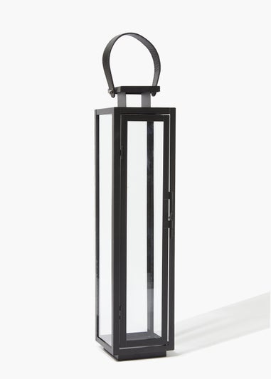 Large Black Lantern (13cm x 12cm x 53cm)