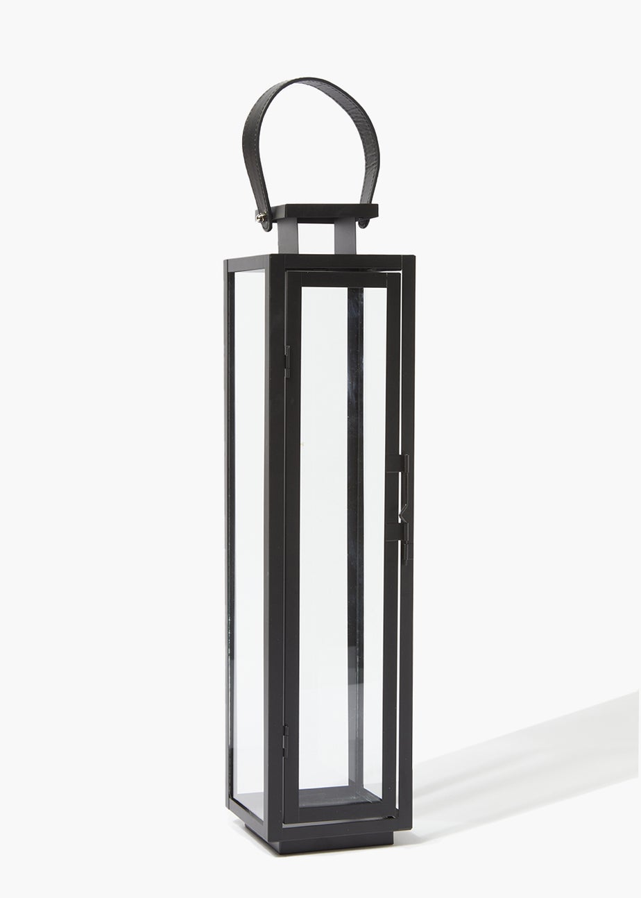 Large Black Lantern (13cm x 12cm x 53cm)