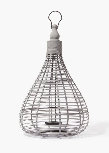 Large Grey Bamboo Lantern (75cm)