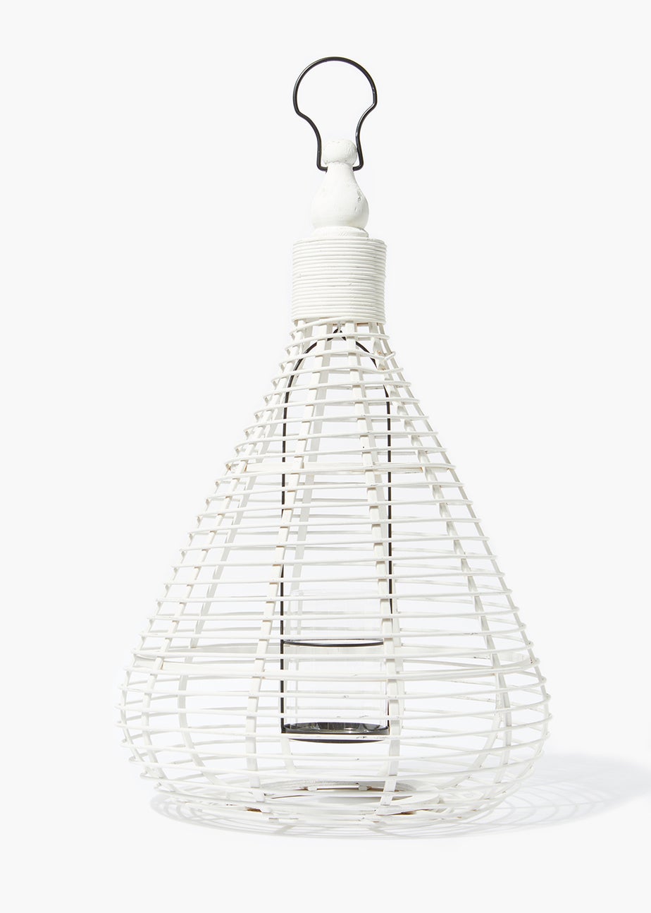 Large White Bamboo Lantern (75cm)