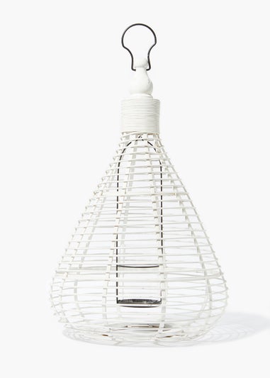 Large White Bamboo Lantern (75cm)