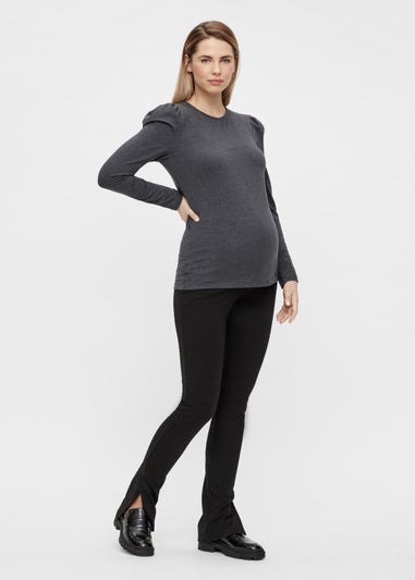 Mamalicious Maternity Black Over Bump Leggings