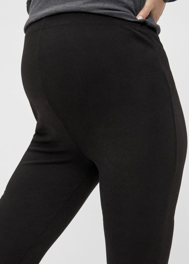 Mamalicious Maternity Black Over Bump Leggings