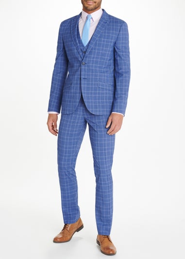 Taylor & Wright Somerset Blue Skinny Fit Suit Jacket