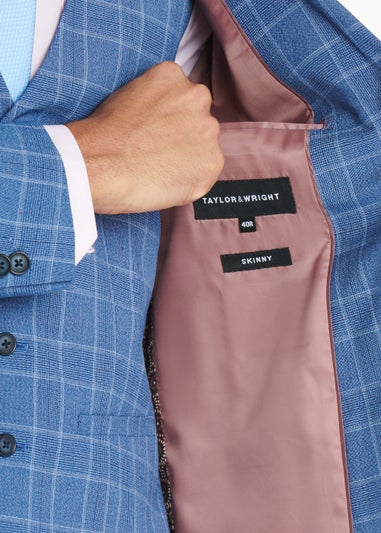 Taylor & Wright Somerset Blue Skinny Fit Suit Jacket