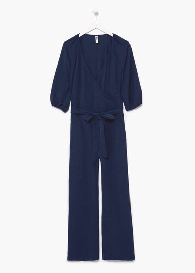 JDY Amelia Navy Woven Jumpsuit
