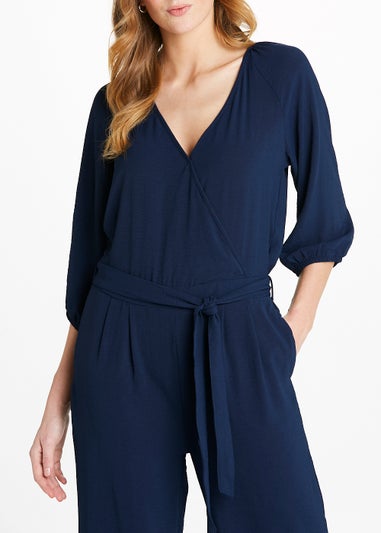 JDY Amelia Navy Woven Jumpsuit