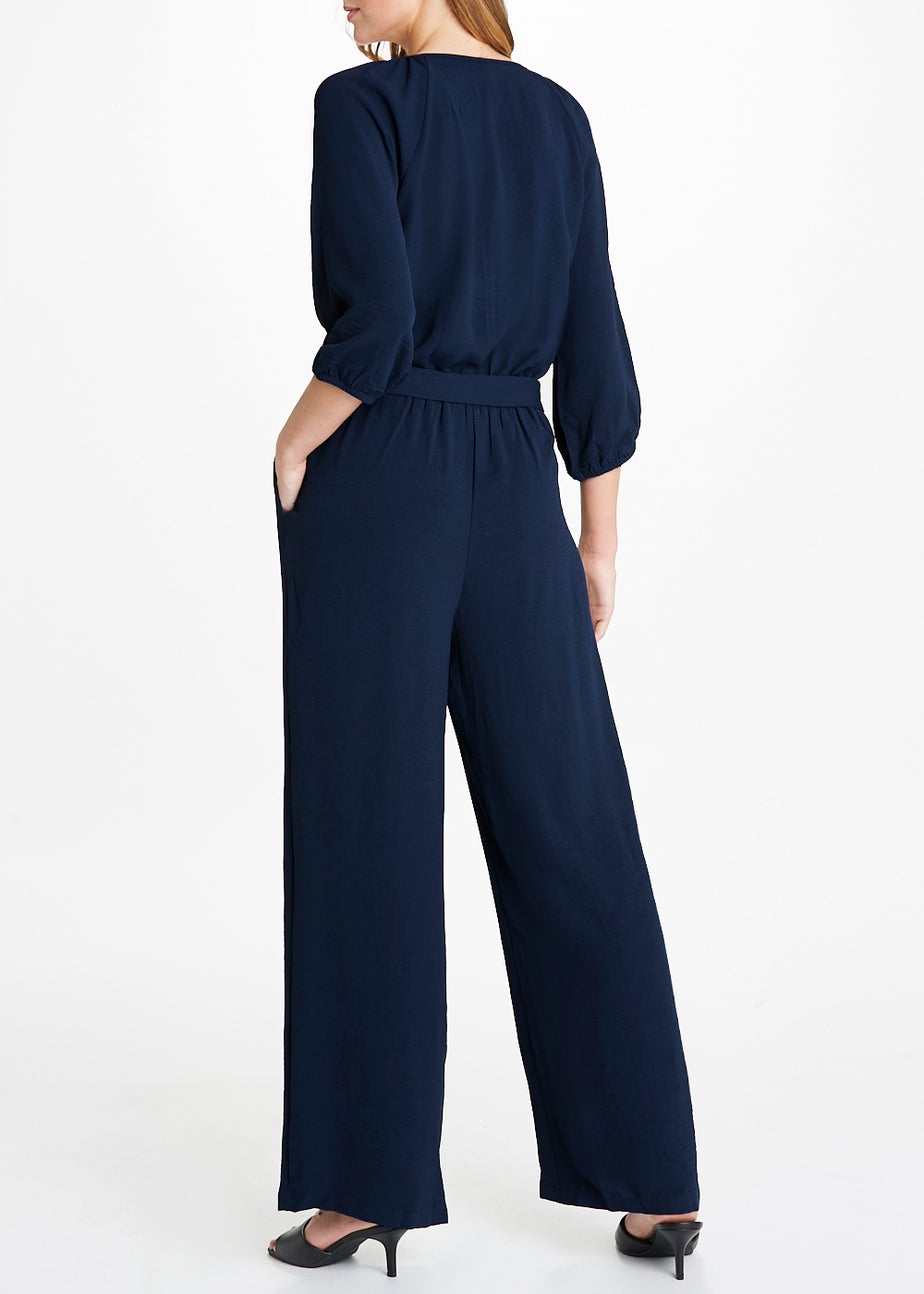 JDY Amelia Navy Woven Jumpsuit