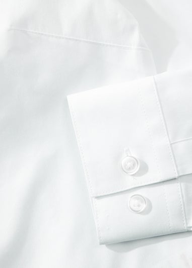 Girls 2 Pack White School Blouses (8-16yrs)