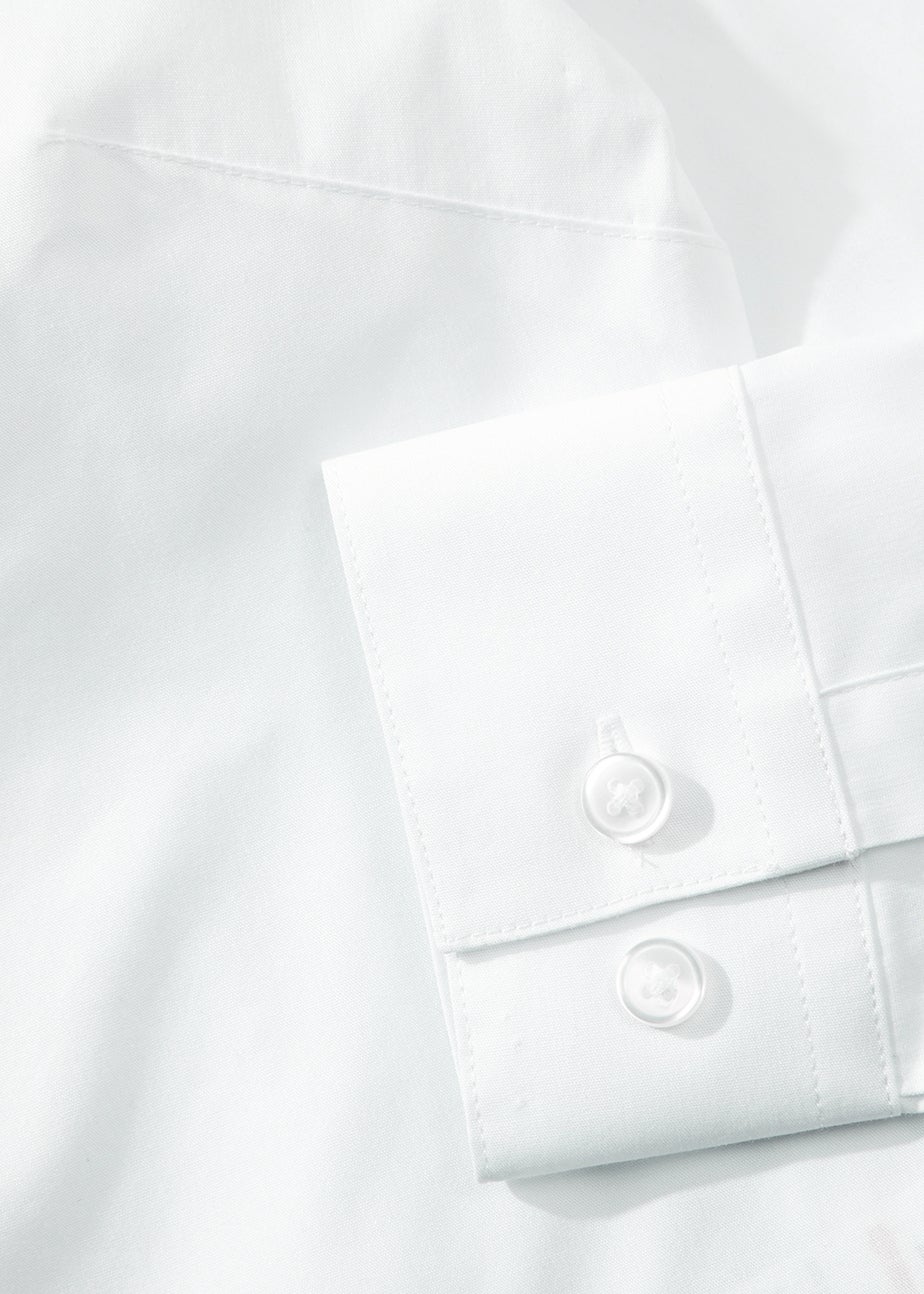 Girls 2 Pack White School Blouses (8-16yrs)