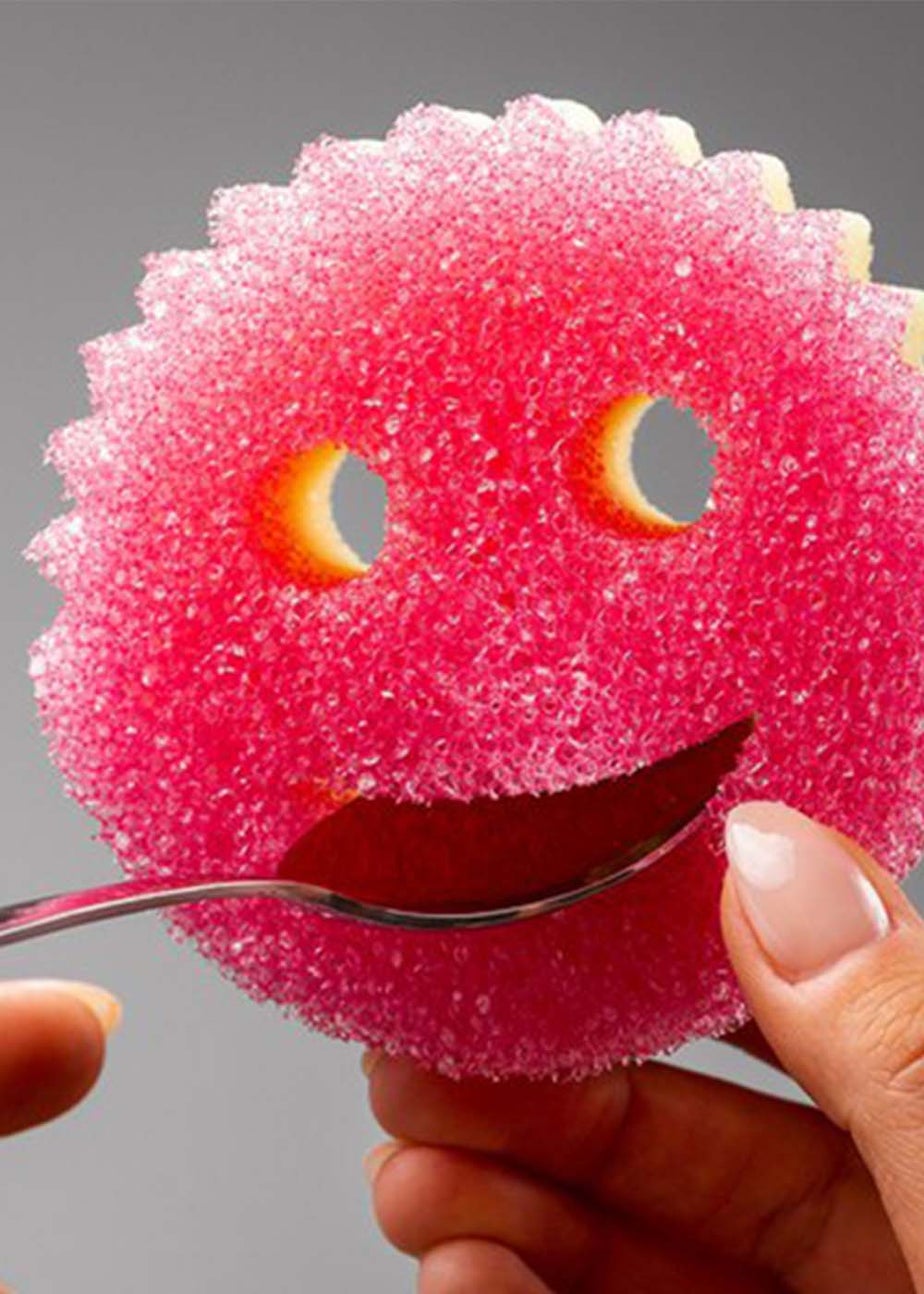 Scrub Mommy Pink Cleaning Sponge