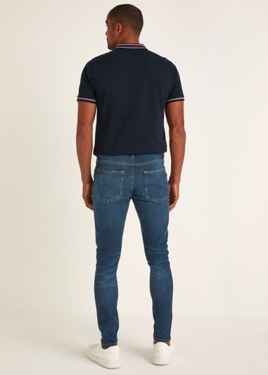 Dark Wash Stretch Super Skinny Jeans