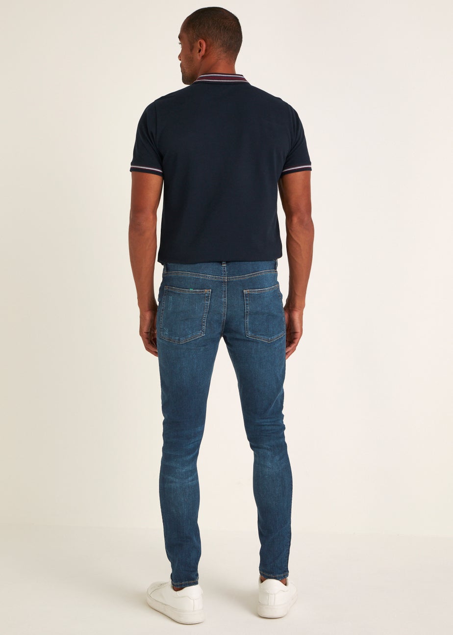 Dark Wash Stretch Super Skinny Jeans