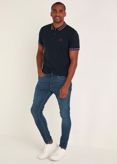 Dark Wash Stretch Super Skinny Jeans