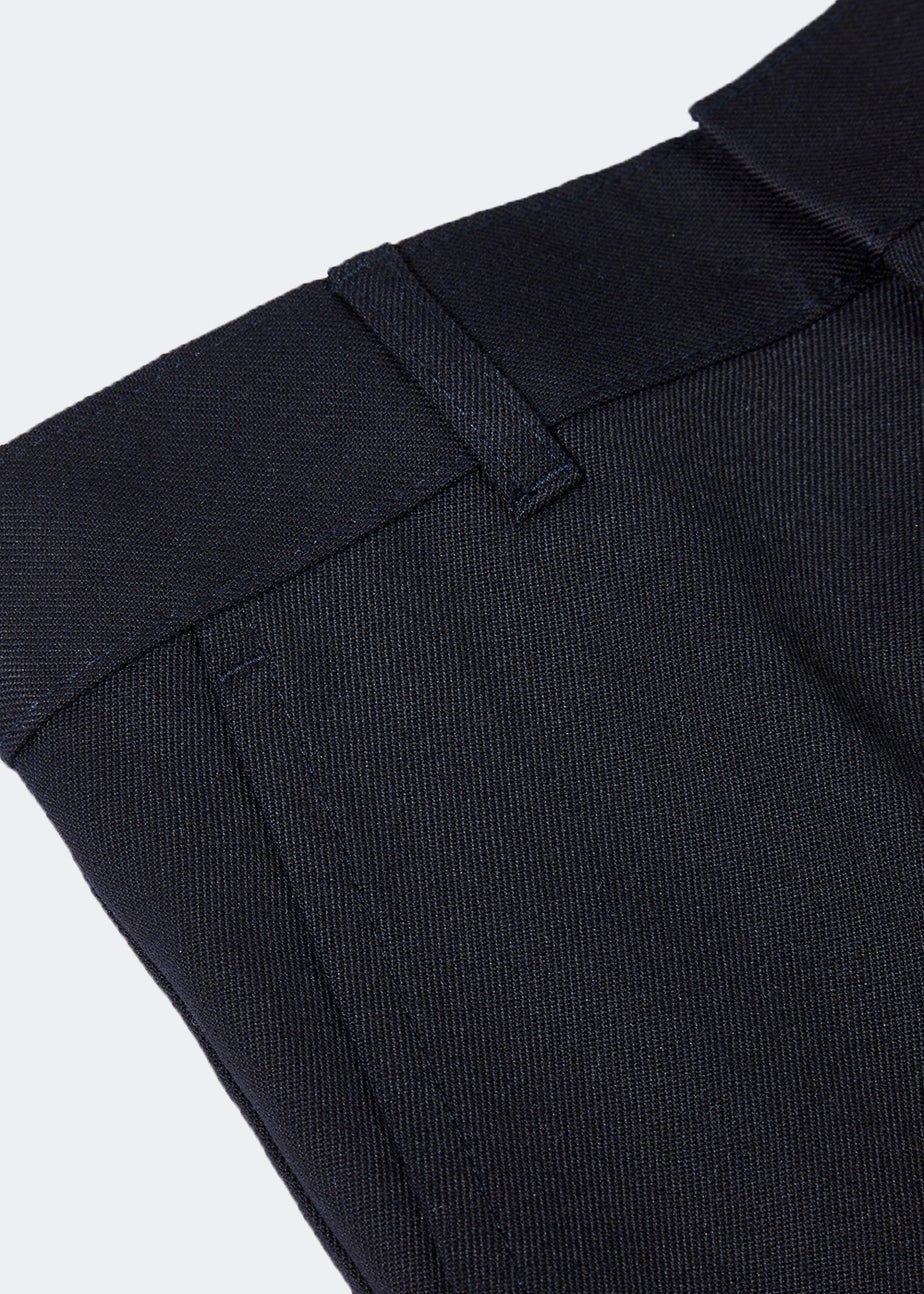 Boys 2 Pack Navy Slim Fit School Trousers (3-14yrs)