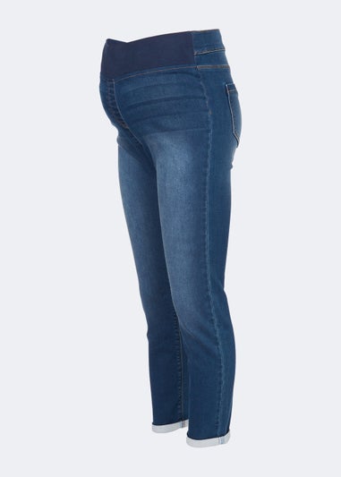 Maternity Jolie Dark Wash Under Bump Relaxed Skinny Jeans