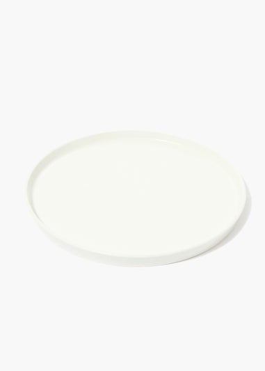 White Lipped Dinner Plate (26cm x 26cm)