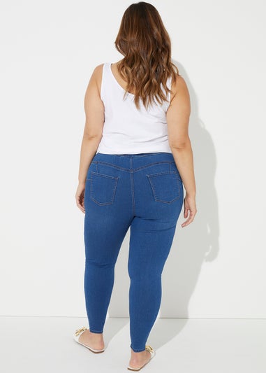 Papaya Curve Rosie Mid Wash Push Up Jeggings