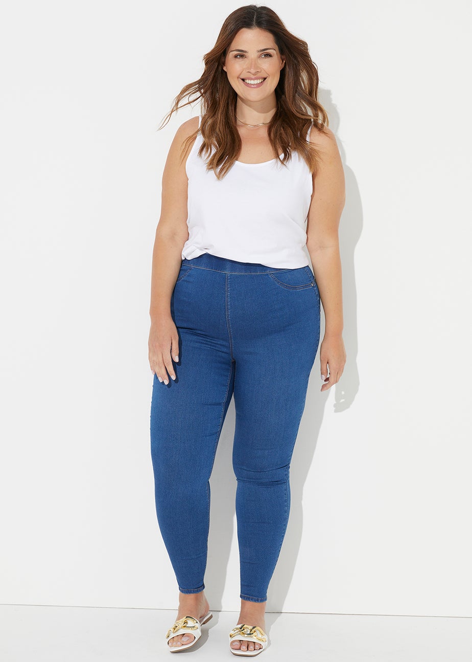Papaya Curve Rosie Mid Wash Push Up Jeggings