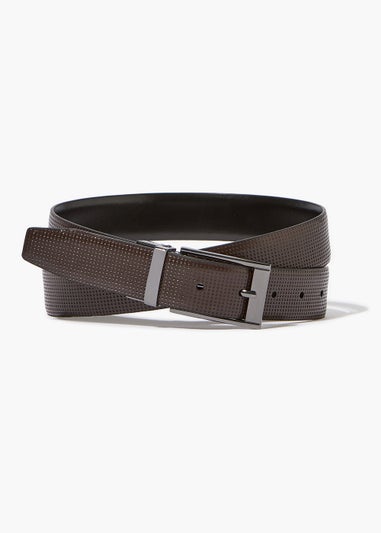 Black Reversible Smart Belt