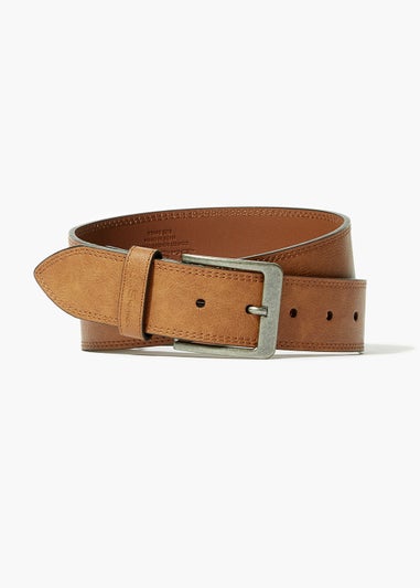 Ben Sherman Tan Bodwitch Leather Belt