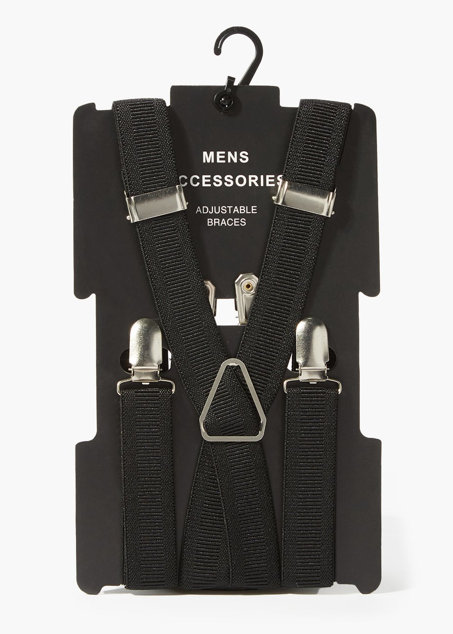 Black Adjustable Braces