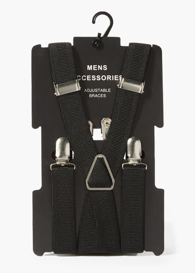 Black Adjustable Braces