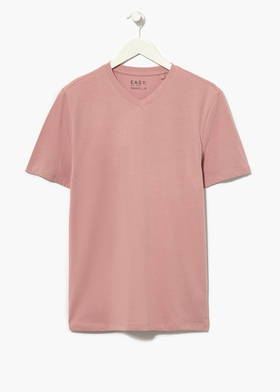 Pink Essential V-Neck T-Shirt