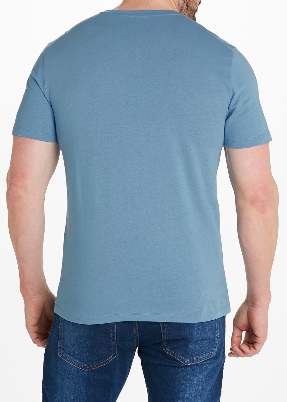 Blue Essential V-Neck T-Shirt