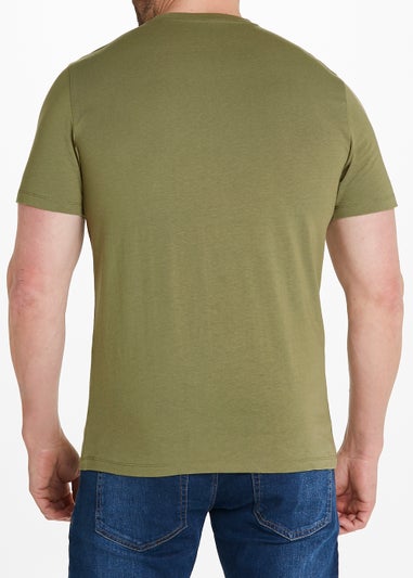 Olive Essential V-Neck T-Shirt