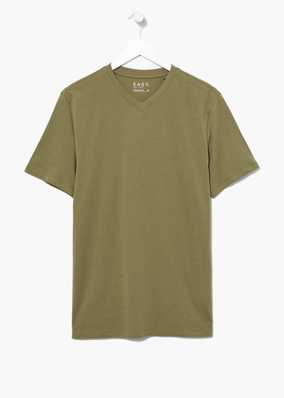Olive Essential V-Neck T-Shirt