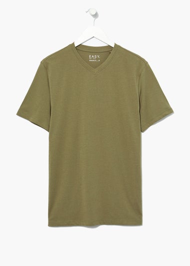 Olive Essential V-Neck T-Shirt